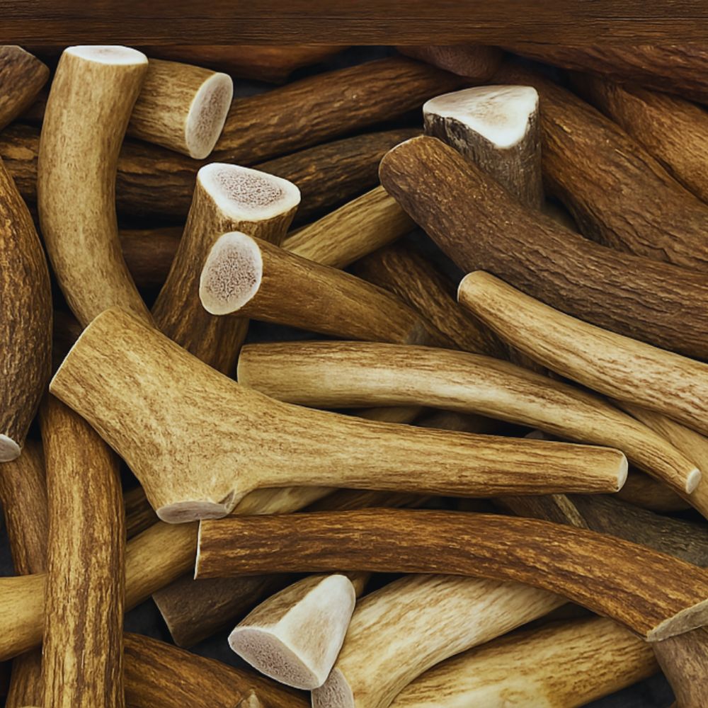 1 Pound Pack | Premium Whole Elk Antler Chews