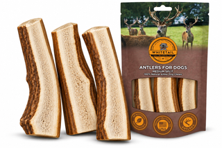 Medium Split Elk Antler Dog Chews – 1, 3 or 6 Pack