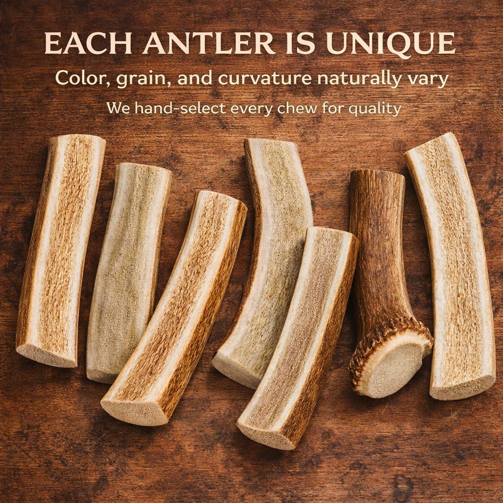 Medium | Split Elk Antler Dog Chews - Single or Multipack
