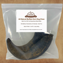 Load image into Gallery viewer, XL Extra Large |  Buffalo Bully Horns - Free Range - All Natural Dog Chews
