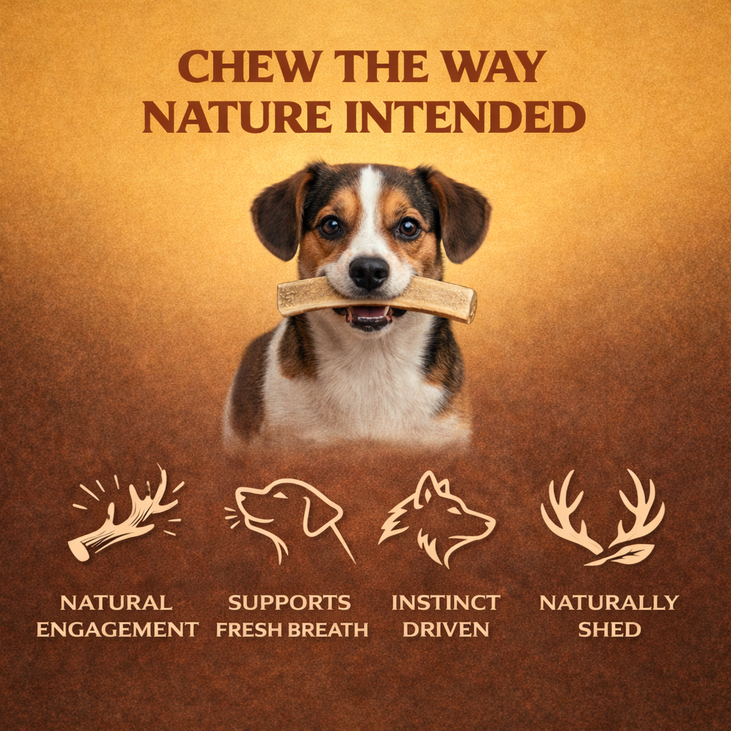 Medium | Split Elk Antler Dog Chews - Single or Multipack