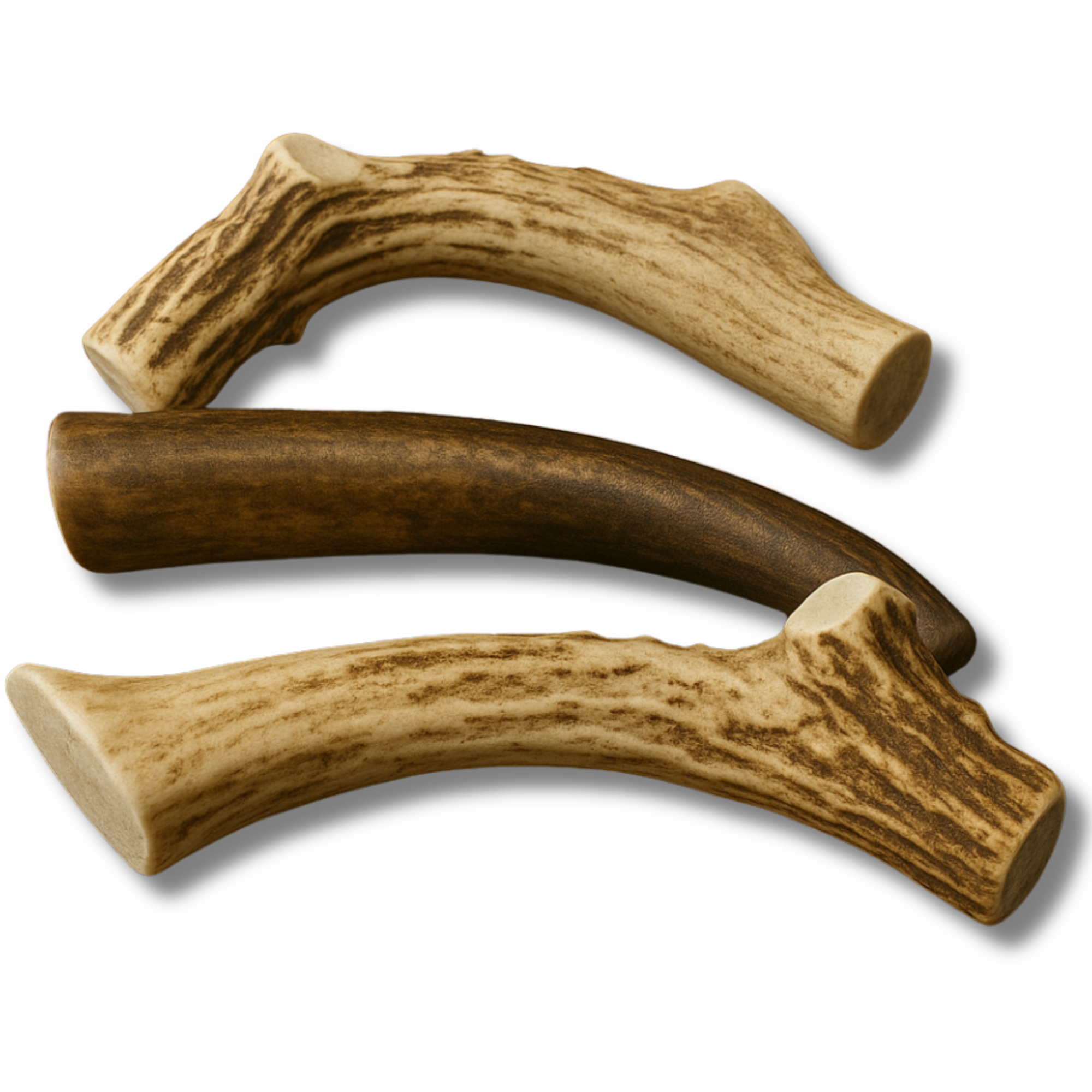 3 Pack - Medium | Deer Antler Dog Chews