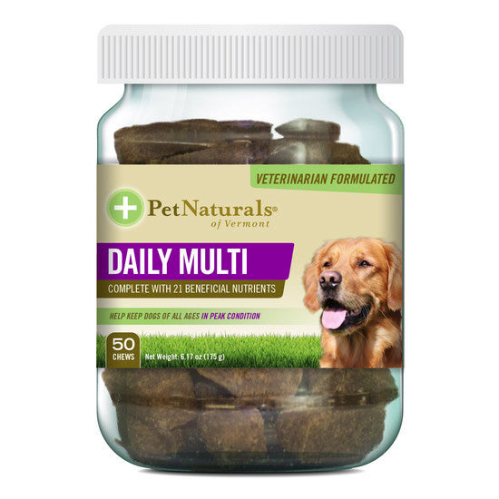Pet Naturals Of Vermont Daily Multi Vitamin Chews for Dogs - (50 Chews)