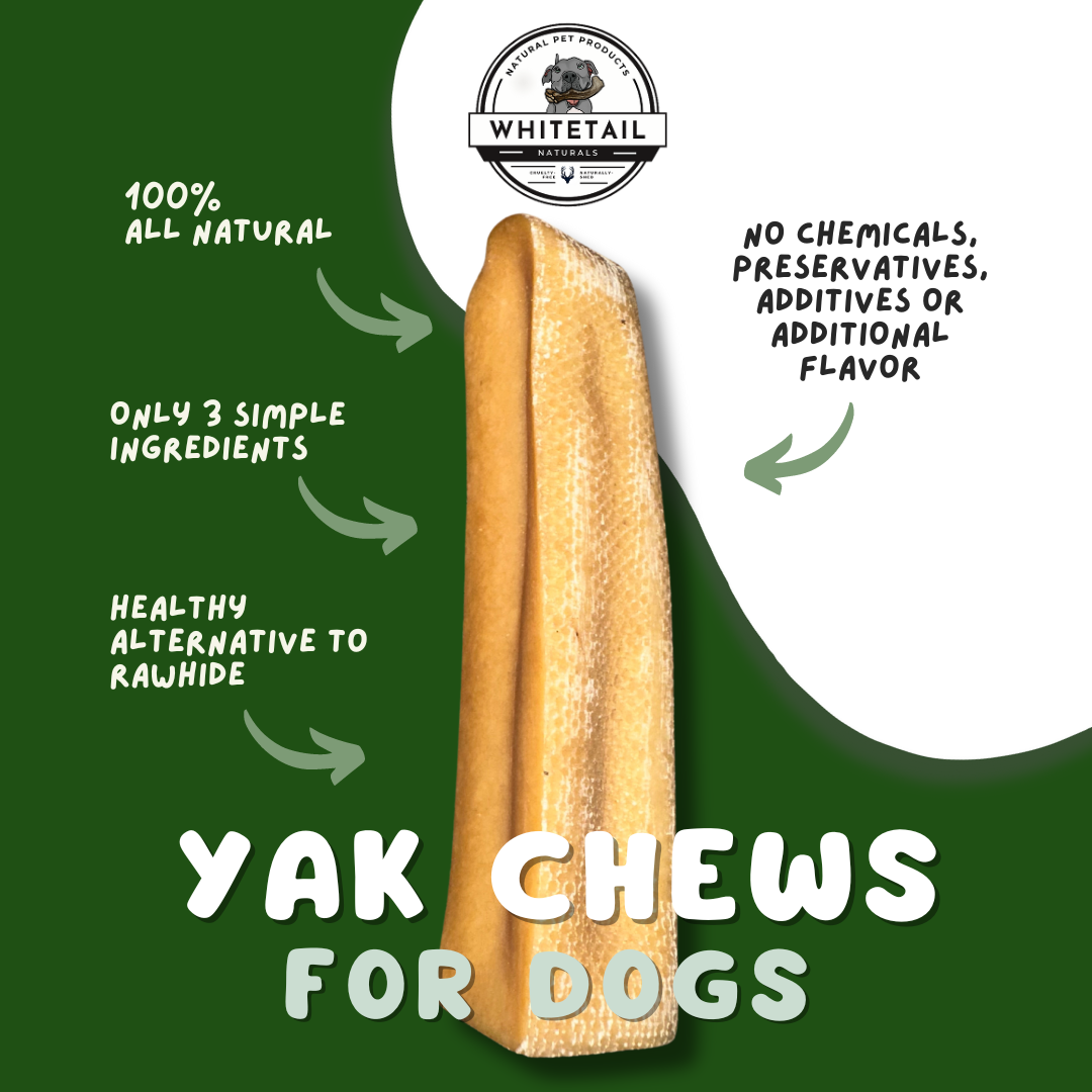 6 Pack- Medium - Himalayan Yak Cheese Dog Chew