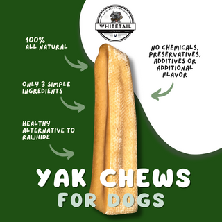 Large - Himalayan Yak Cheese Dog Chew - Single or Multipack