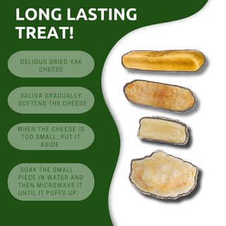 Large - Himalayan Yak Cheese Dog Chew - Single or Multipack