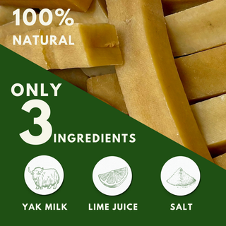 Large - Himalayan Yak Cheese Dog Chew - Single or Multipack