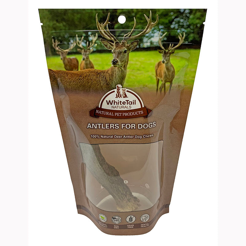 1 Pack - Large | Deer Antler Dog Chew w/ Burr