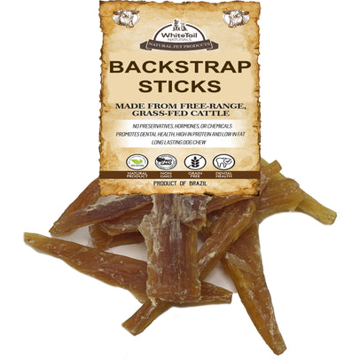5 oz Pack -Premium Back Strap Chew Treats
